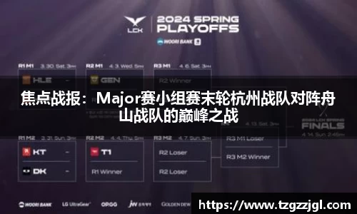 焦点战报：Major赛小组赛末轮杭州战队对阵舟山战队的巅峰之战